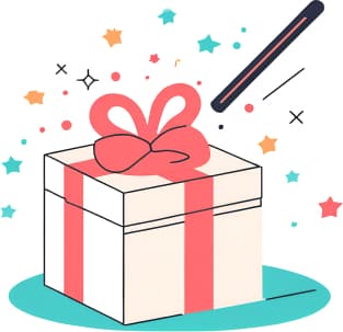 Gift with a magic wand