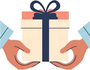 Gift with a magic wand